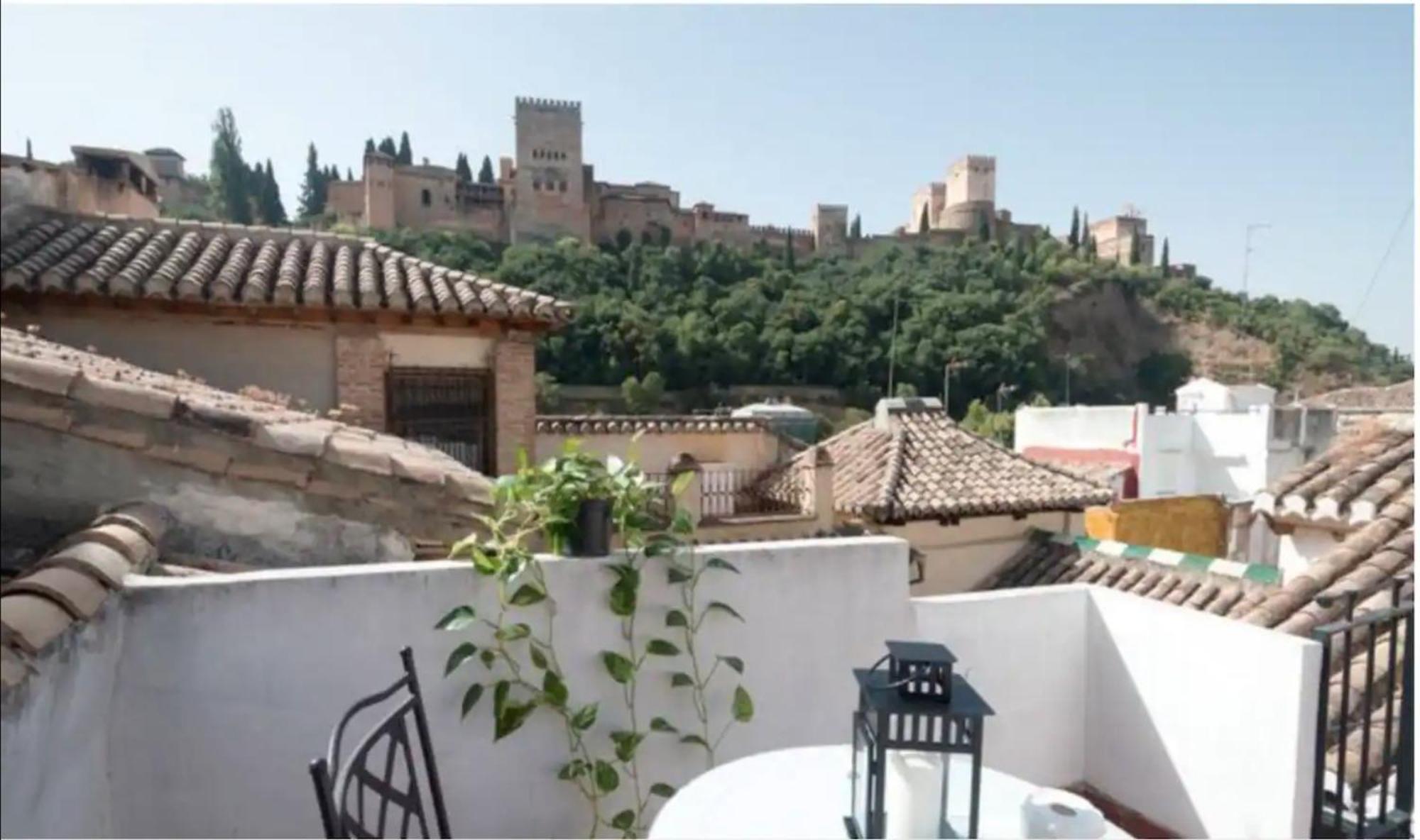 Апартаменты Atico Con Terracita Y Vistas Alhambra, Centro Гранада Экстерьер фото